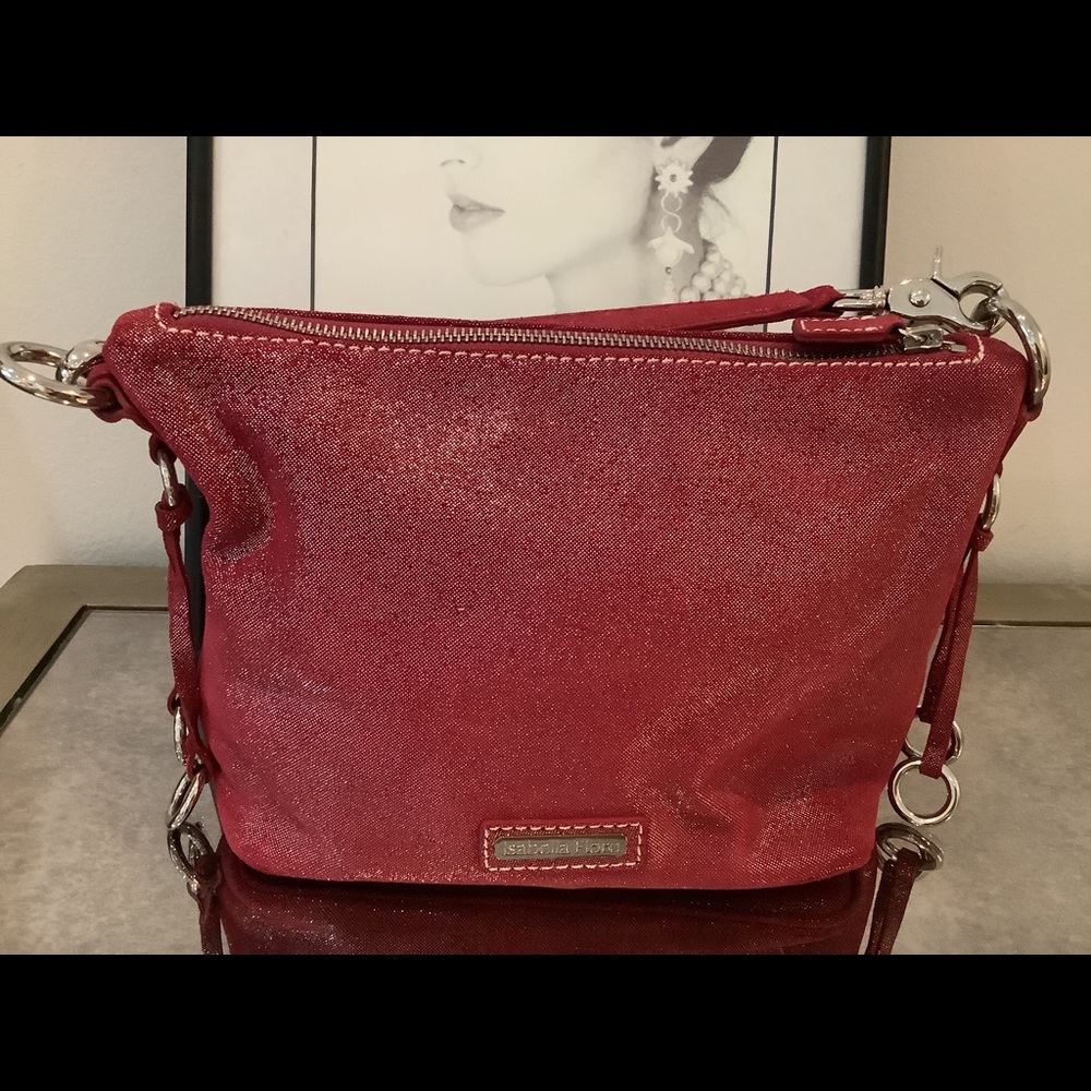 Isabelle Fire small suede Bag